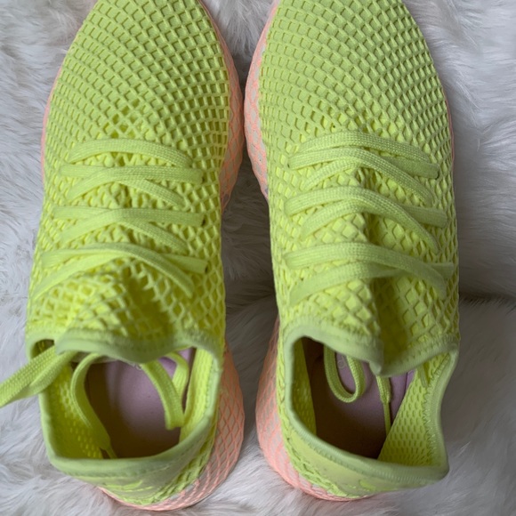 Adidas DEERUPT runner neon yellow - Picture 2 of 4